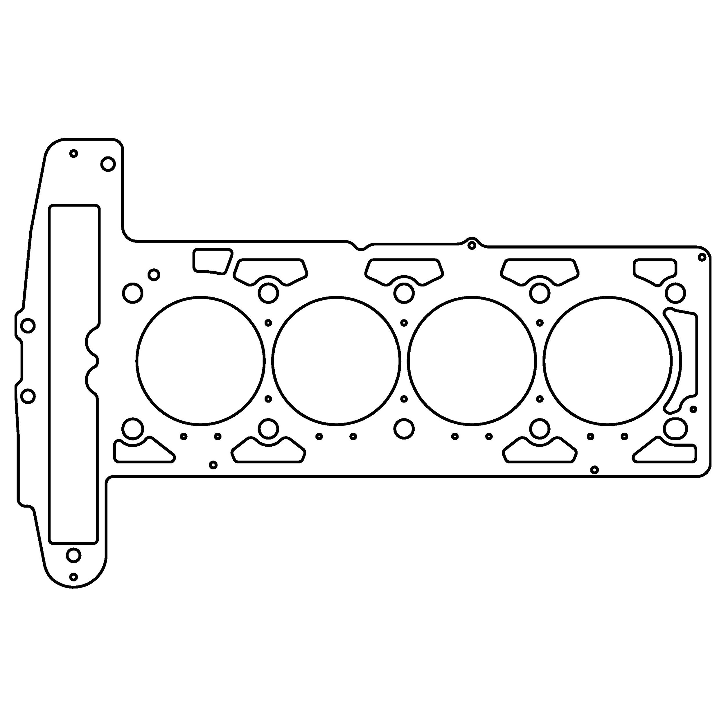 2017, 2016, 2015, 2014, 2013, 2012, 2011, 2010 GMC Terrain Engine Cylinder Head Gasket