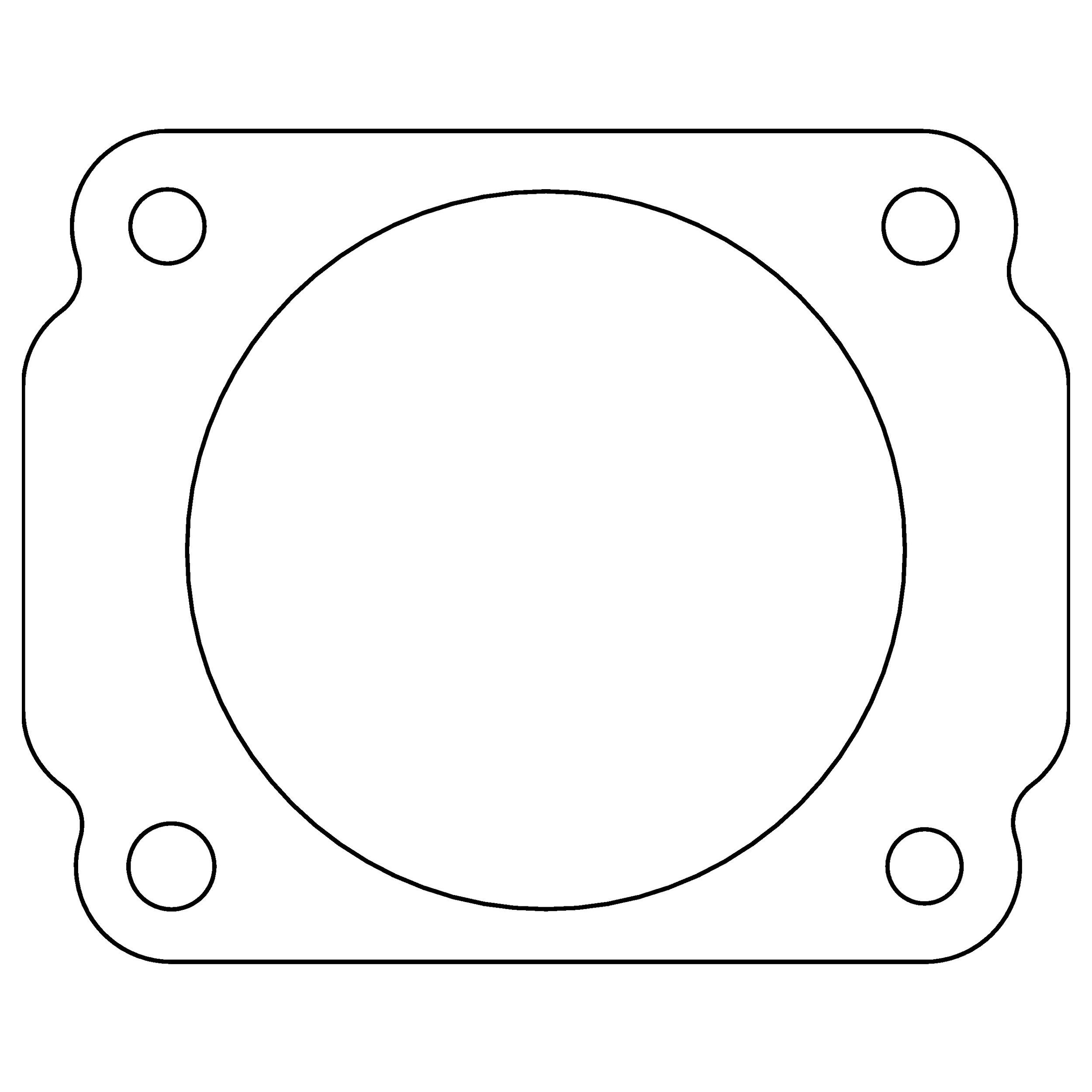 2005, 2004, 2003, 2002 Ford Explorer Victoria Fuel Injection Throttle Body Mounting Gasket
