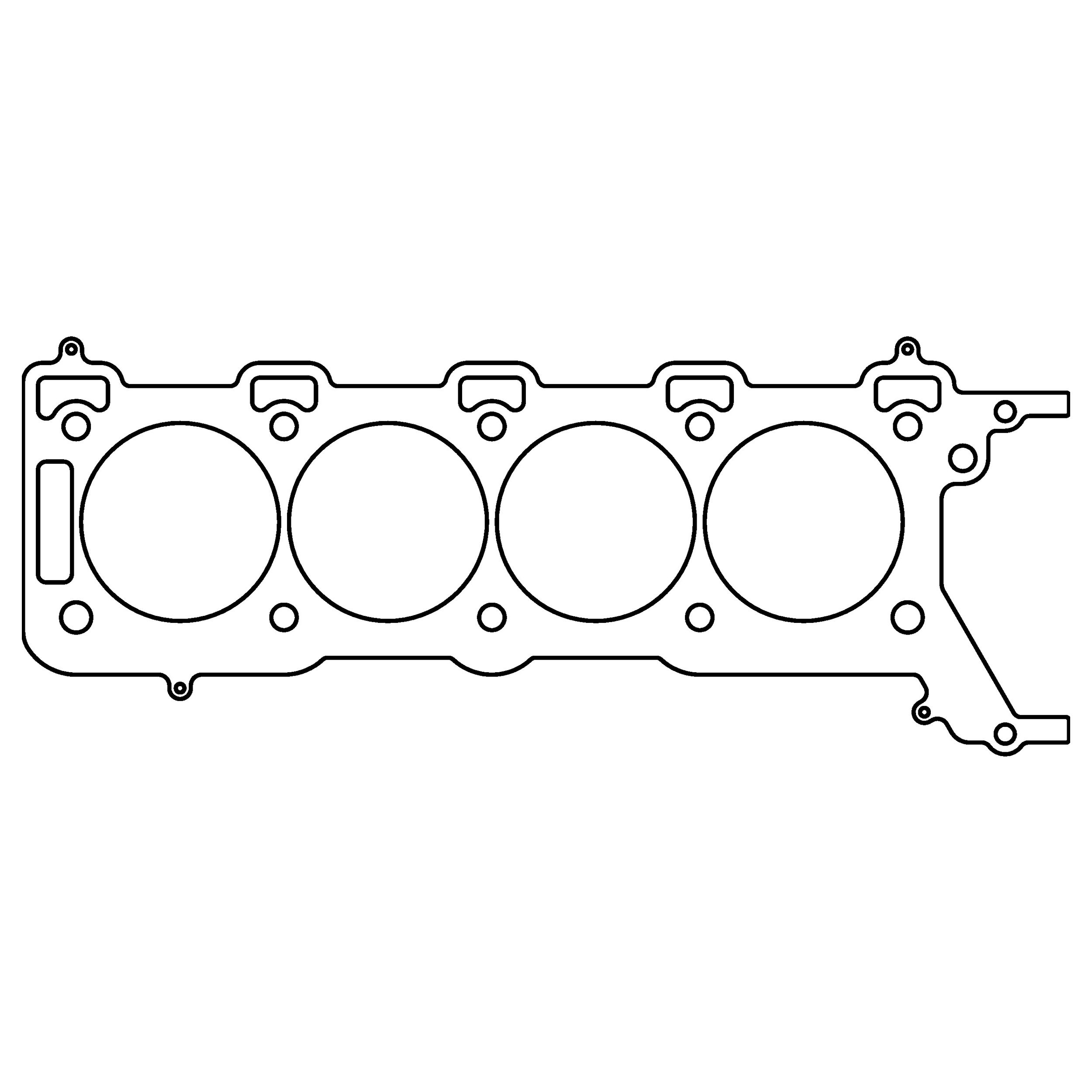 2010, 2009 Jaguar XF Engine Cylinder Head Gasket