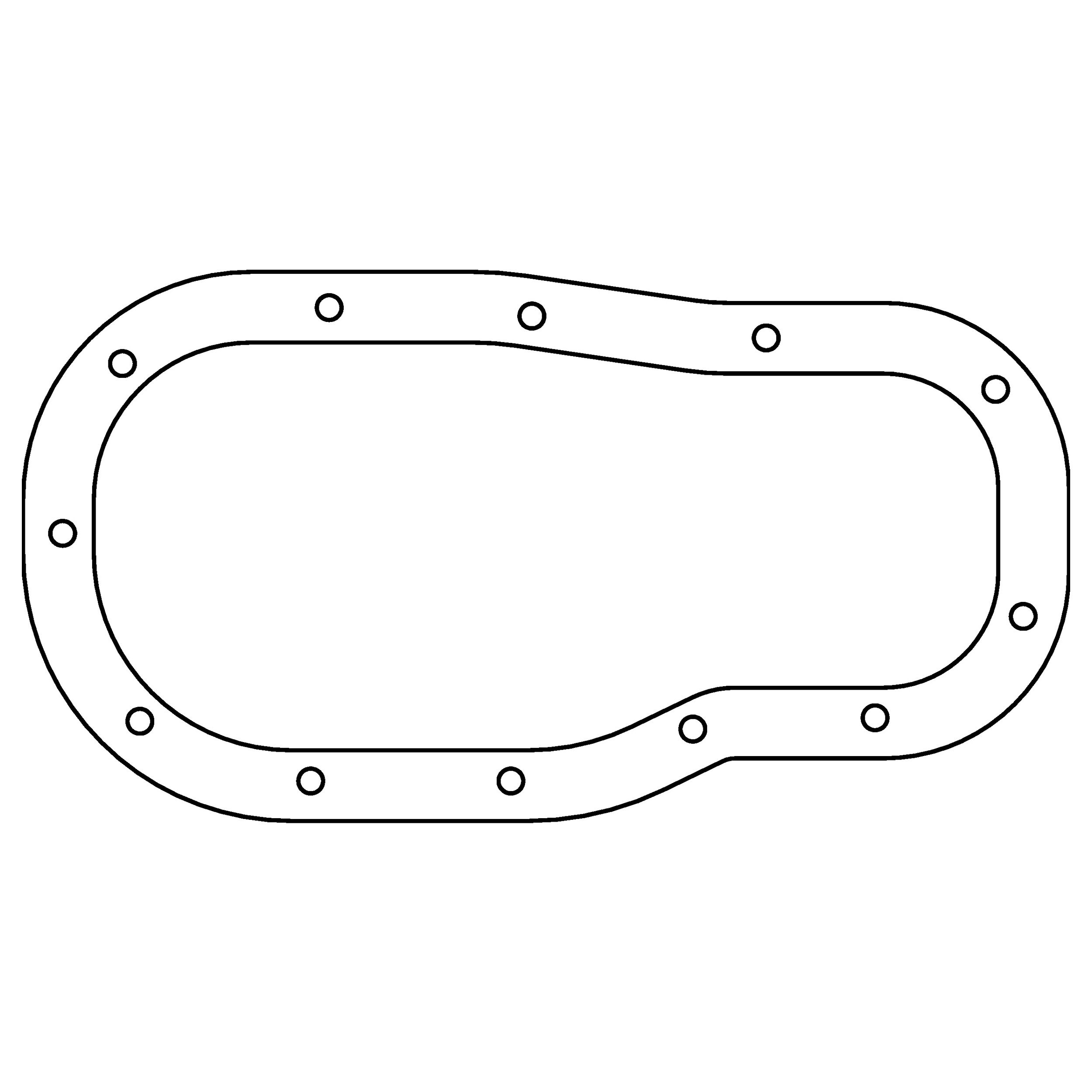 2014, 2013, 2012, 2011, 2010, 2009, 2008, 2007 Toyota FJ Cruiser Engine Oil Pan Gasket