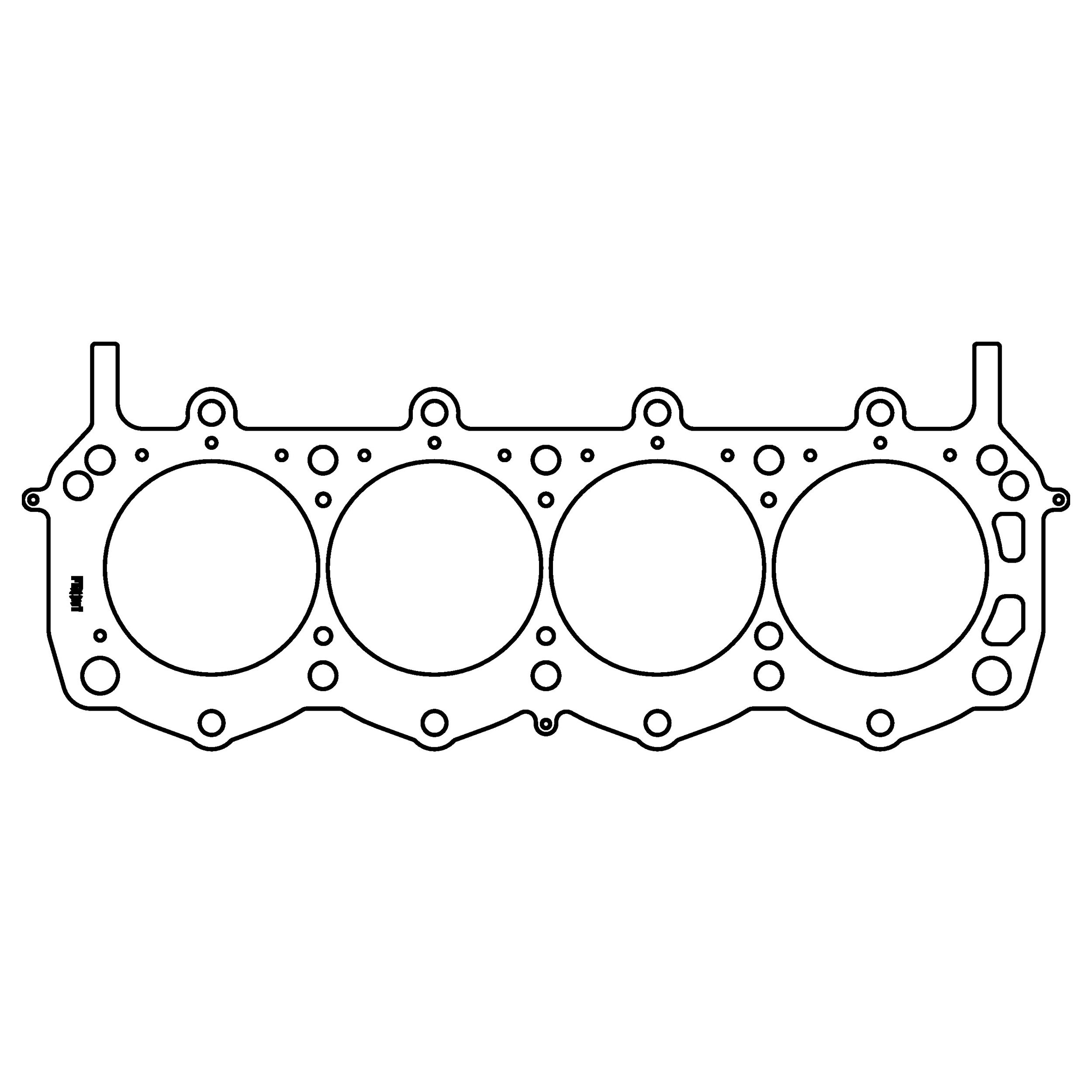 1974, 1973, 1972, 1971, 1970, 1969, 1968, 1967, 1966, 1965, 1964 Ford Custom 500 Engine Cylinder Head Gasket