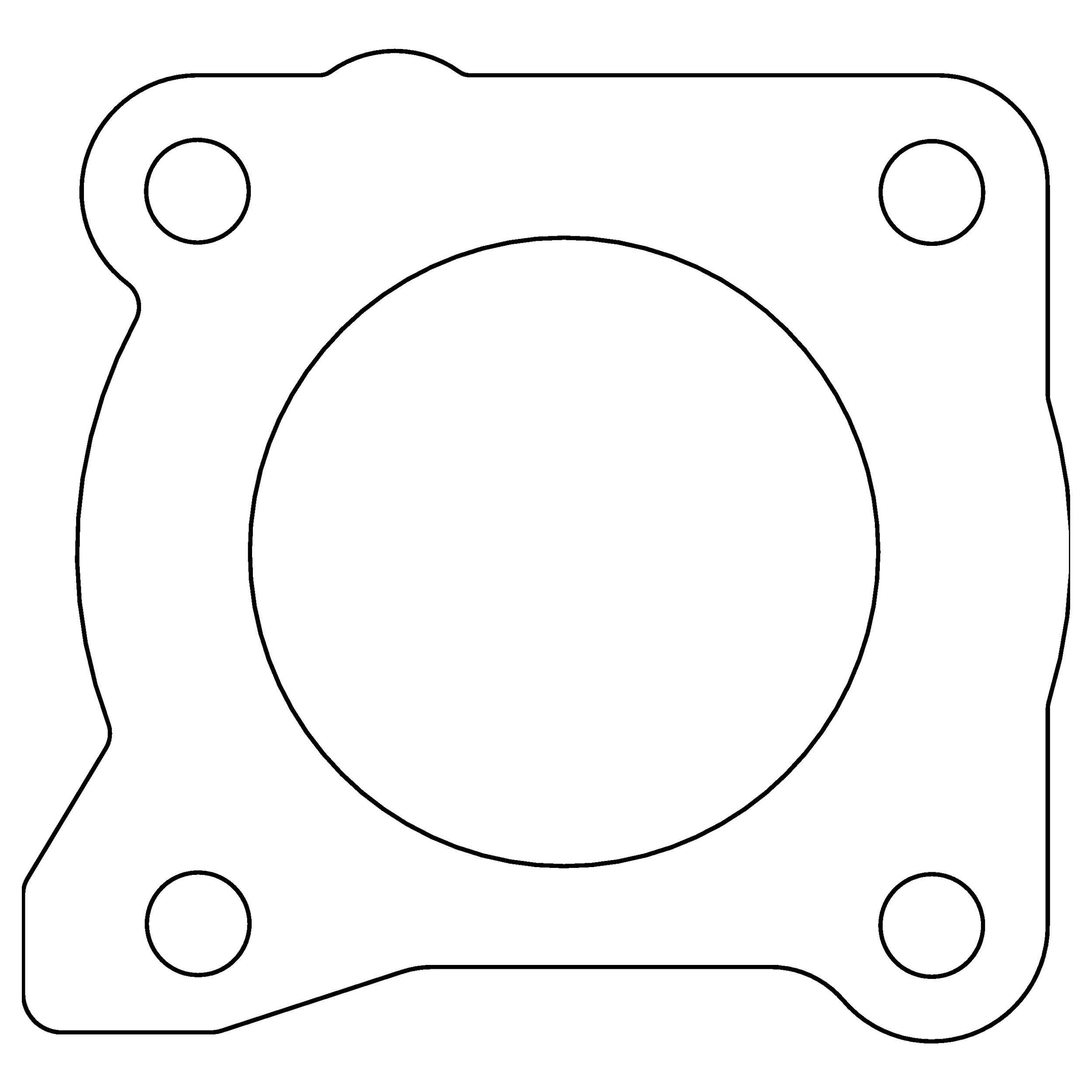 1996, 1995, 1994, 1993 Eagle Summit Fuel Injection Throttle Body Mounting Gasket