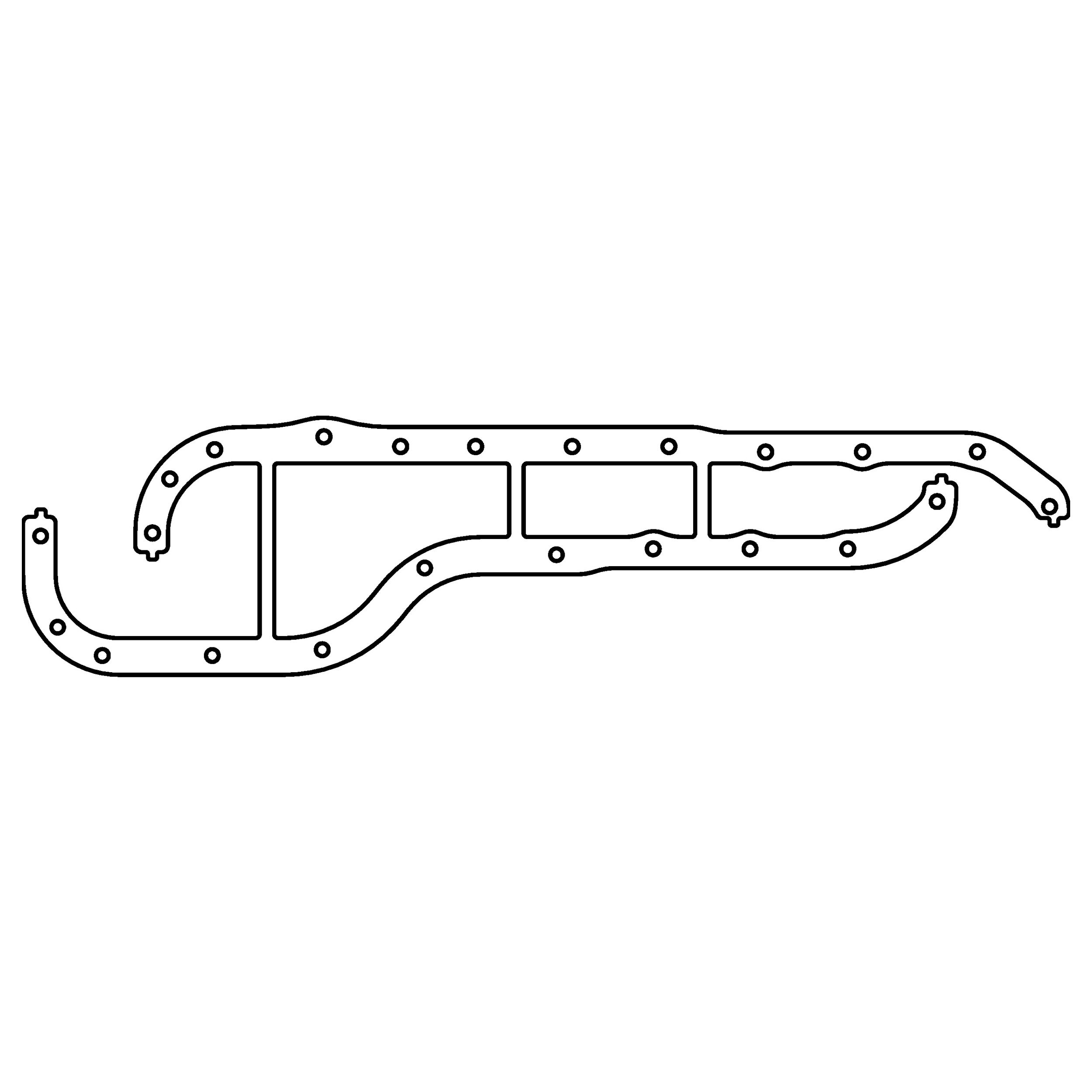 1974, 1973, 1972, 1971 Mercury Capri Engine Oil Pan Gasket