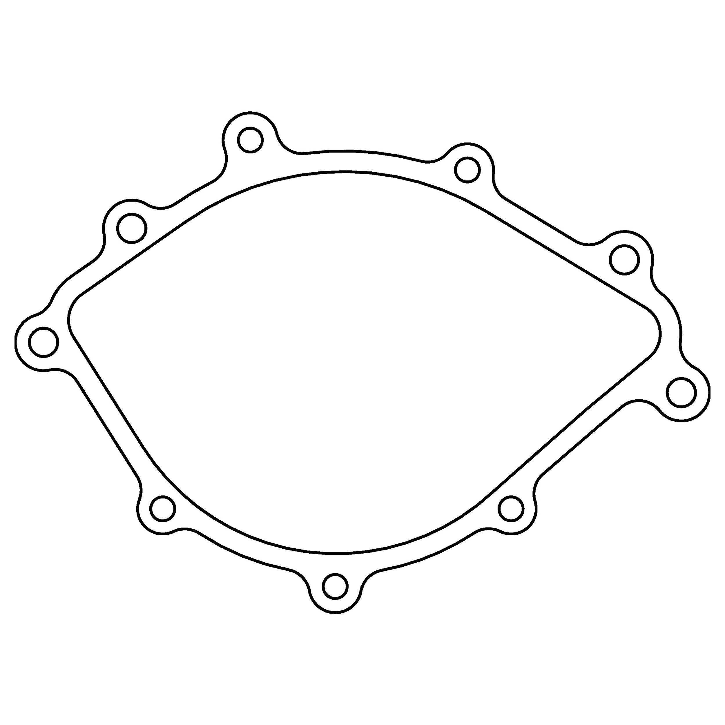 1980 Ford Granada Engine Water Pump Backing Plate Gasket