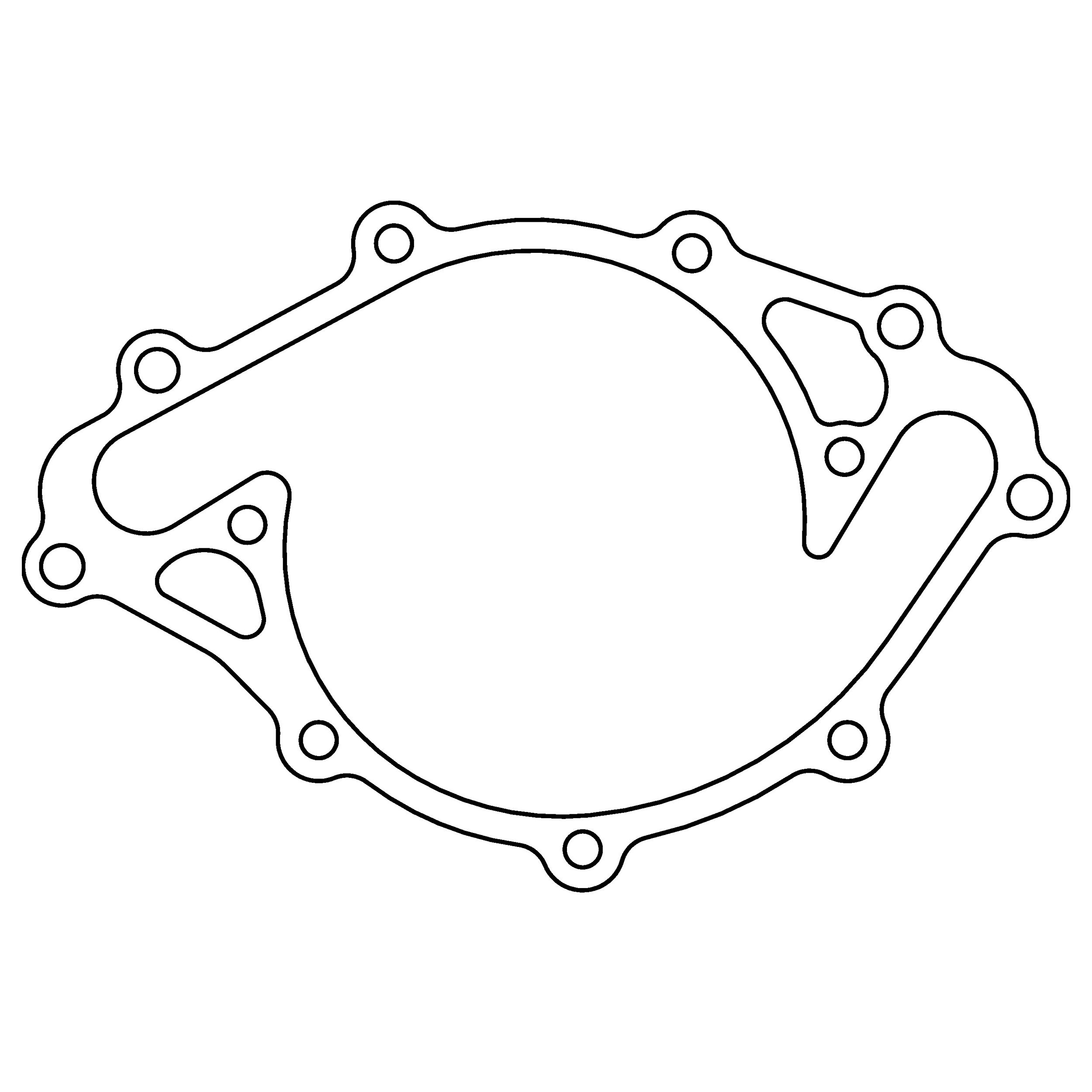 1969, 1968, 1967, 1966, 1965, 1964 Ford Custom 500 Engine Water Pump Backing Plate Gasket