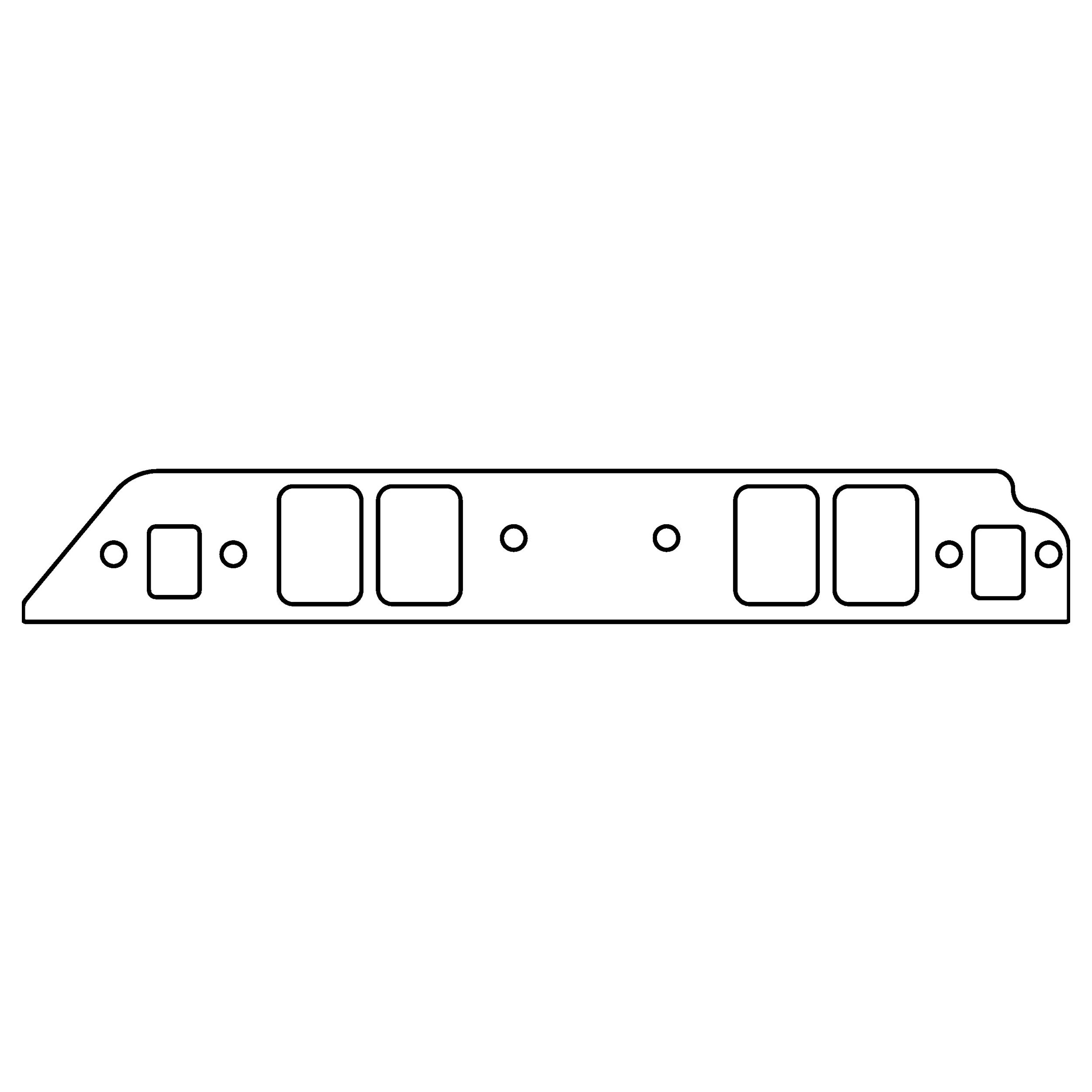 1976, 1975, 1974, 1973 GMC Jimmy Engine Intake Manifold Gasket
