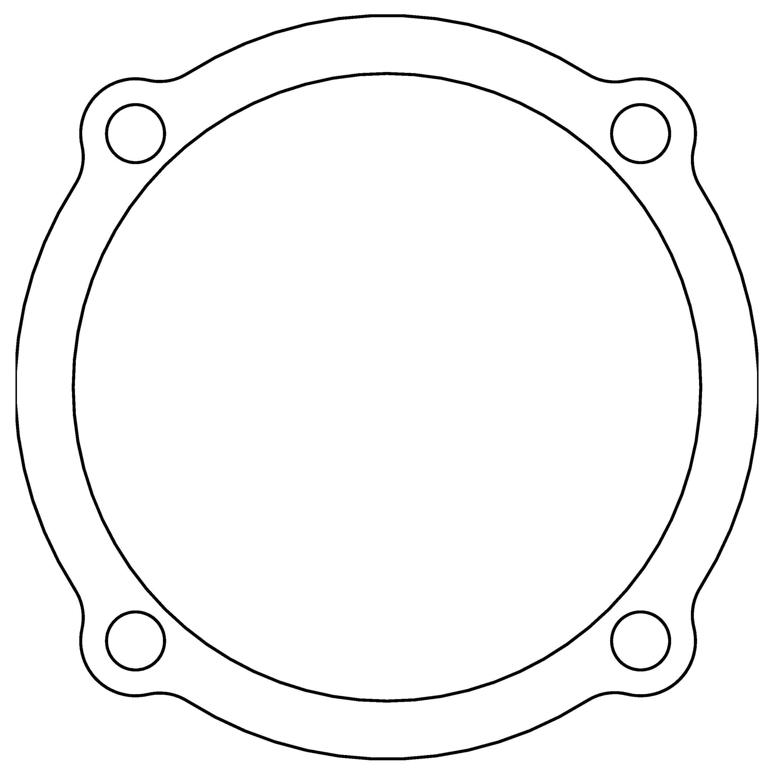 1961, 1960, 1959, 1958 Dodge Lancer Engine Water Pump Gasket