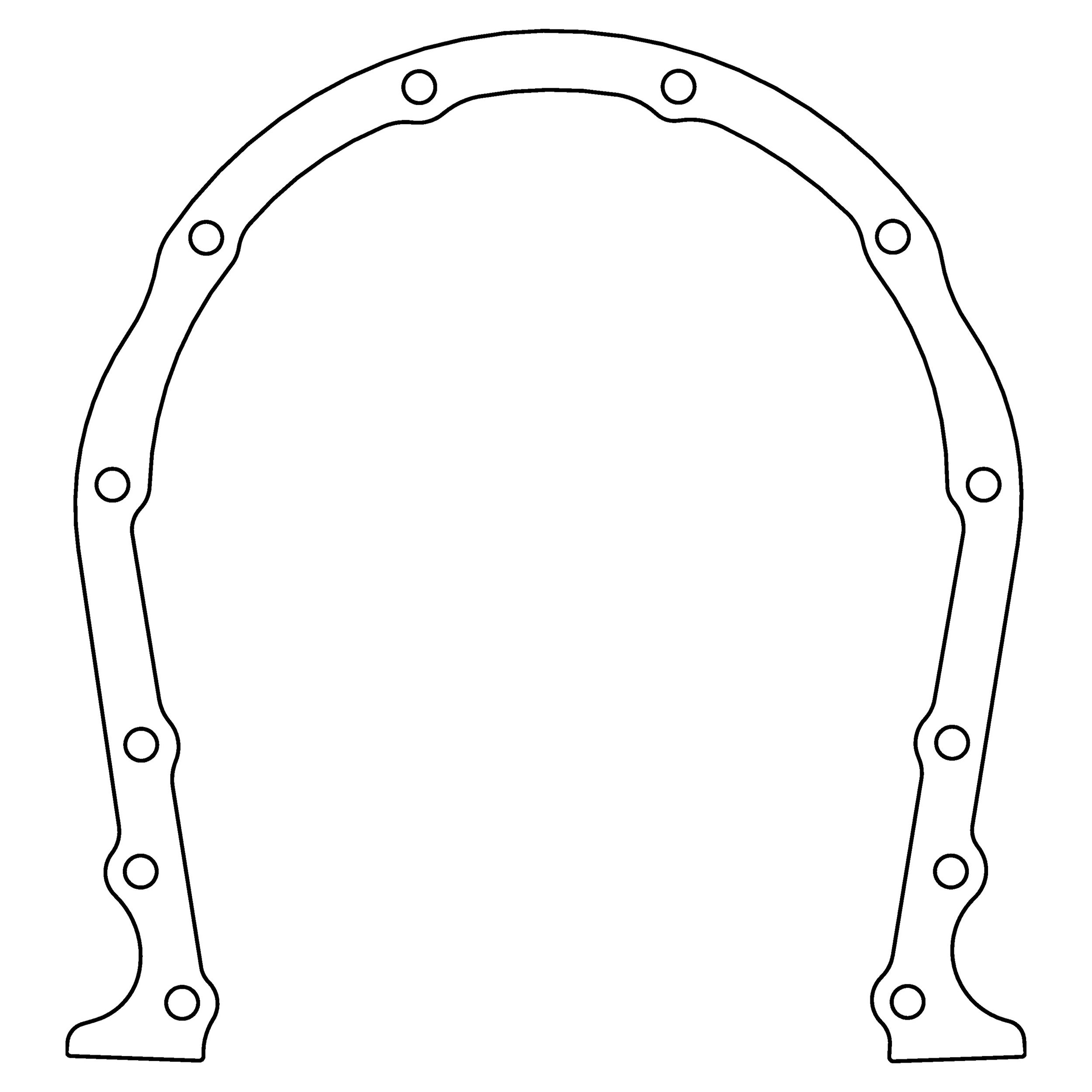 1976, 1975, 1974, 1973 GMC Jimmy Engine Timing Cover Gasket