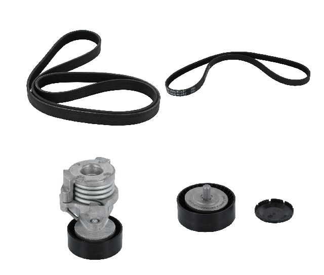 2004-2005 BMW 545i Serpentine Belt Drive Component Kit - Accessory Drive (Continental)