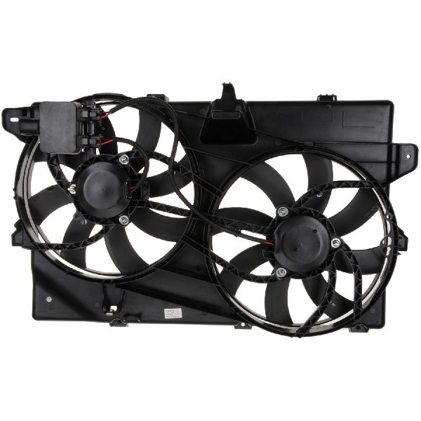 2007-2010 Lincoln MKX Dual Radiator and Condenser Fan Assembly (Continental)