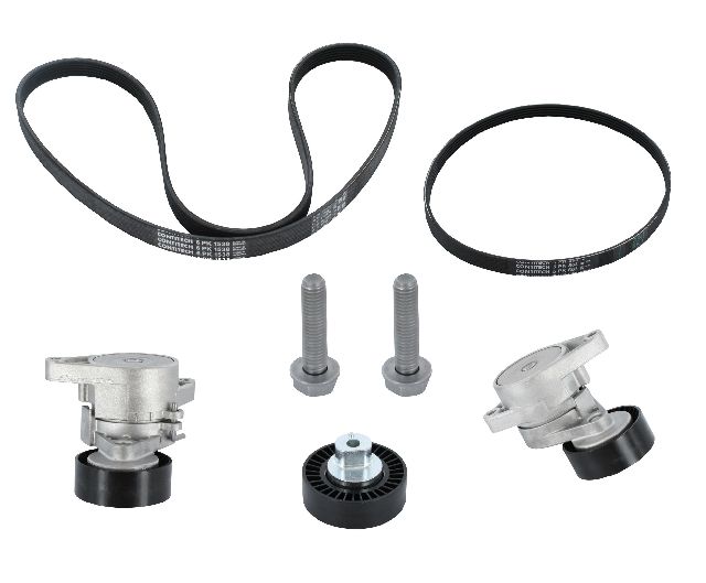 2001-2003 BMW 320i Serpentine Belt Drive Component Kit - Accessory Drive (Continental)