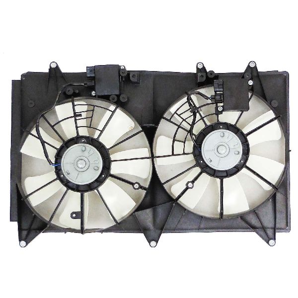2010-2012 Mazda CX-7 Dual Radiator and Condenser Fan Assembly (Continental)