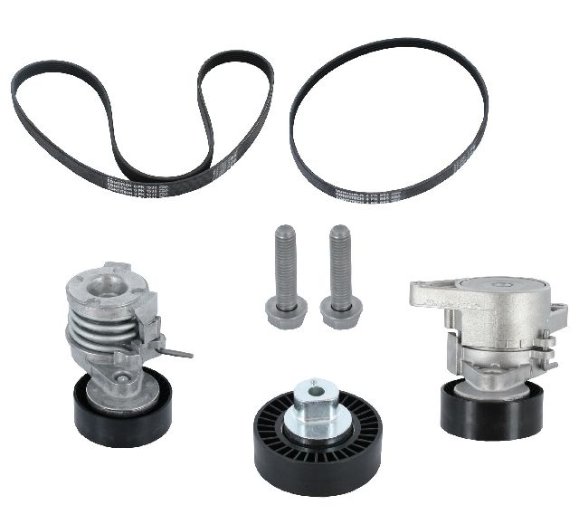 2004-2006 BMW X3 Serpentine Belt Drive Component Kit - Accessory Drive or Alternator, Water Pump and Power Steering (Continental)