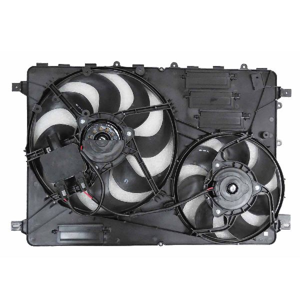 2008-2010 Volvo V70 Dual Radiator and Condenser Fan Assembly (Continental)