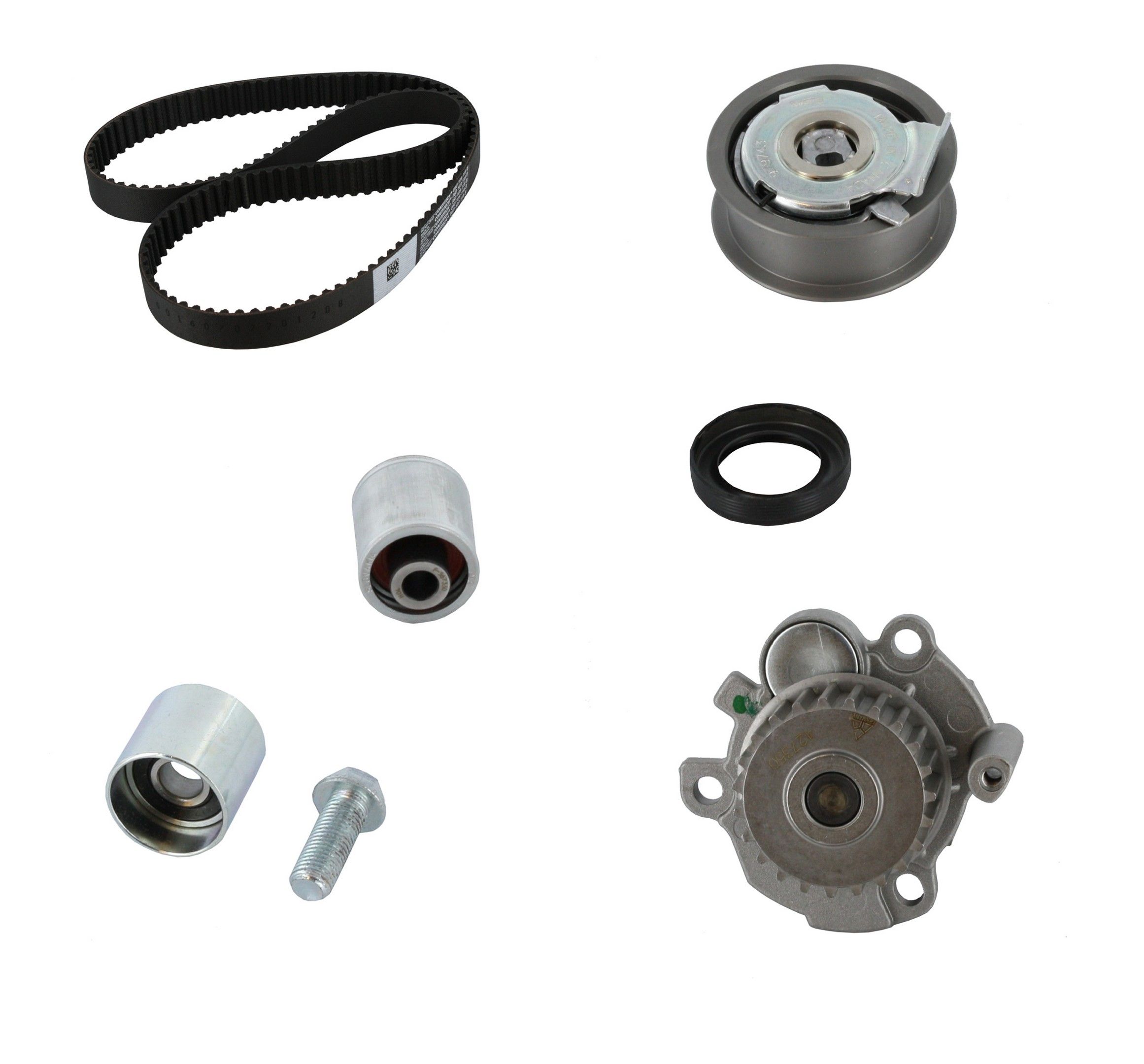 2008, 2007, 2006, 2005 Audi A3 Engine Timing Belt Kit with Water Pump