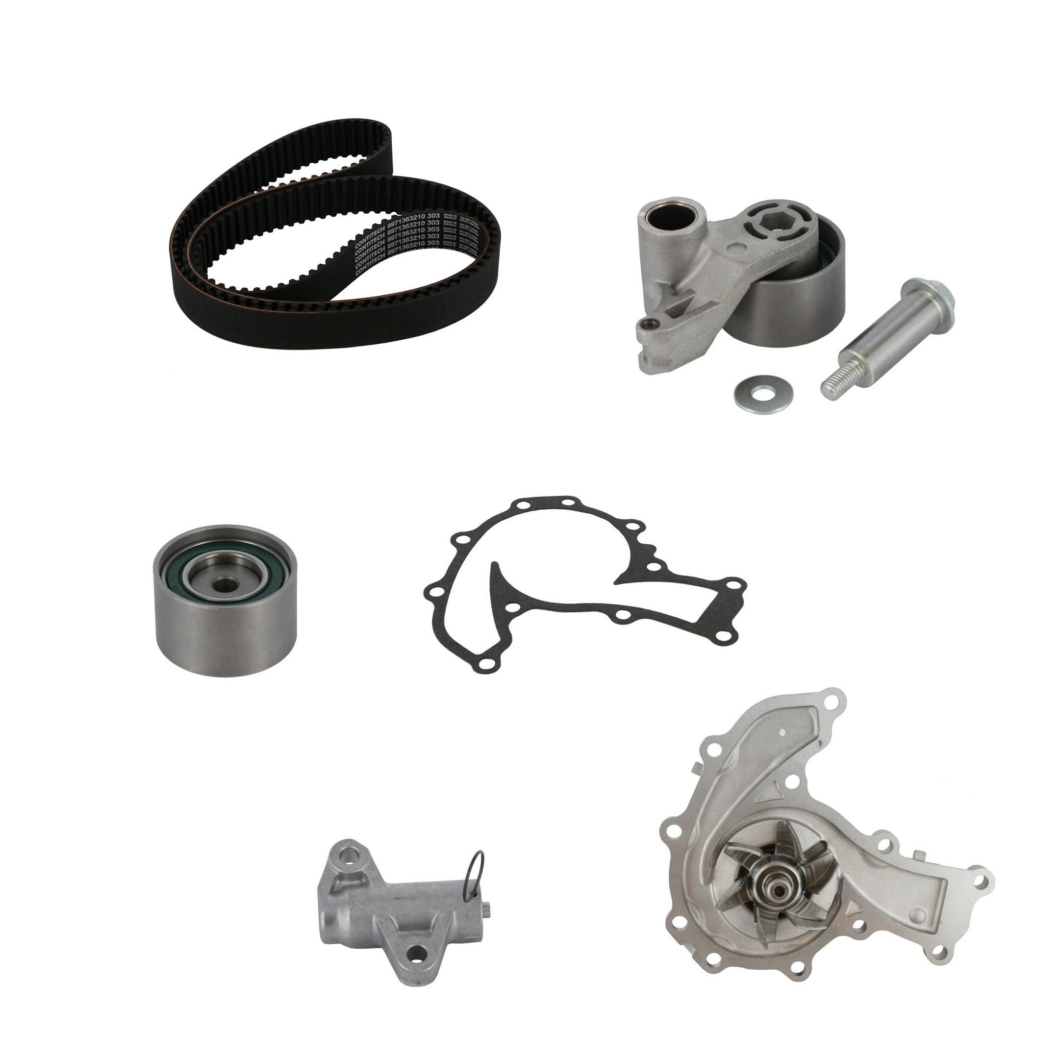 2004, 2003, 2002, 2001, 2000, 1999, 1998 Isuzu Rodeo Engine Timing Belt Kit with Water Pump
