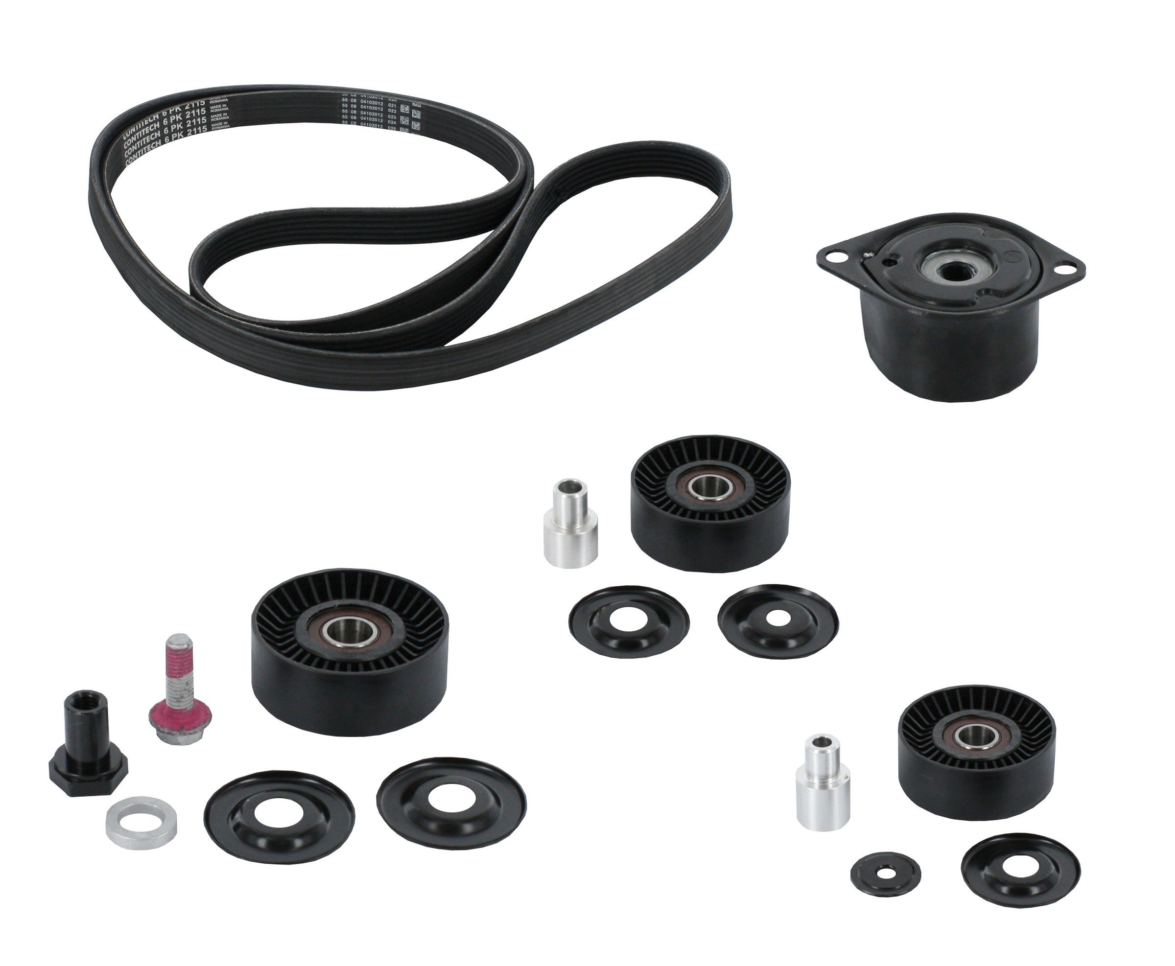 2008, 2007, 2006, 2005, 2004, 2003, 2002, 2001, 2000 Porsche Boxster Serpentine Belt Drive Component Kit