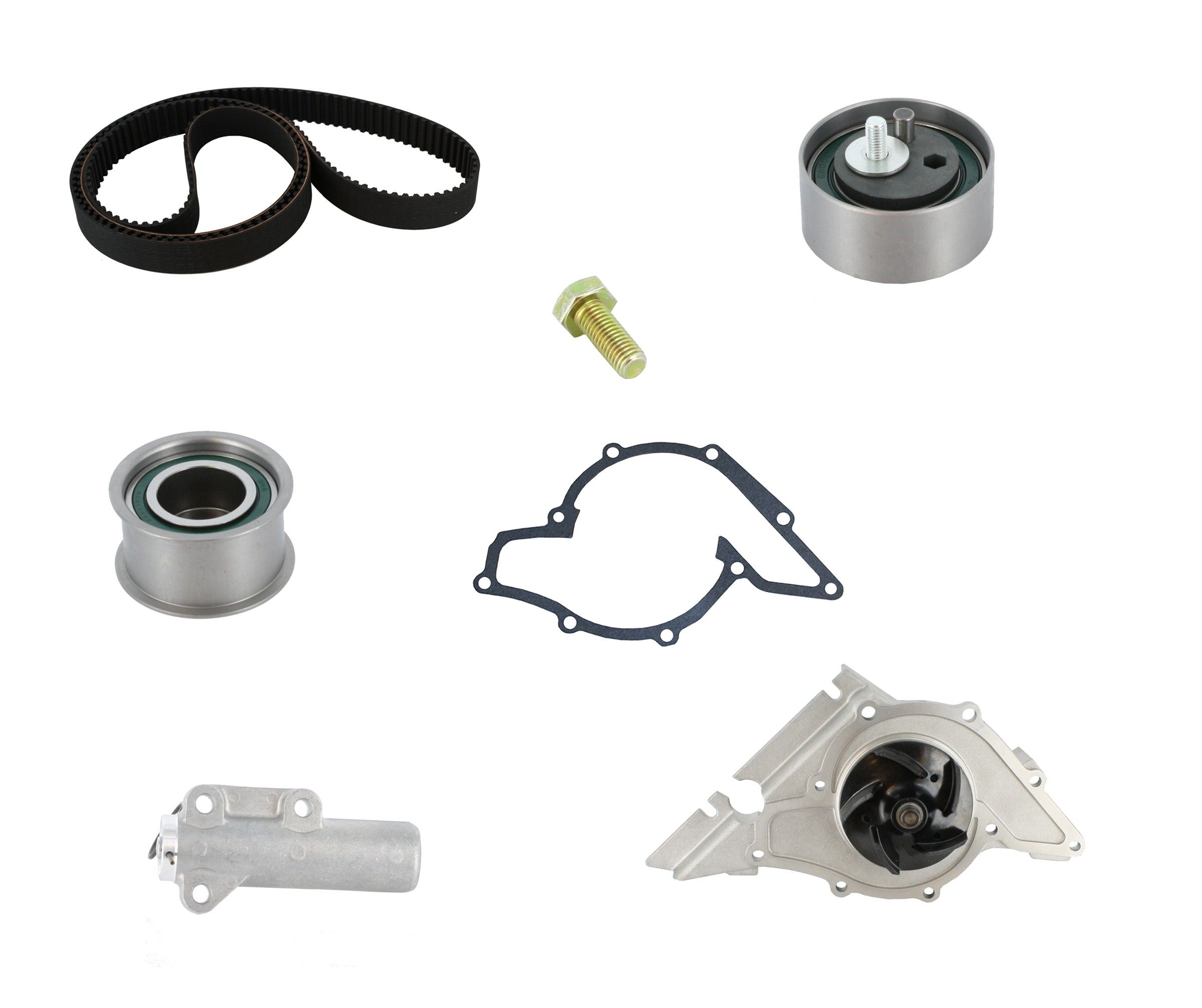 2001, 2000, 1999, 1998, 1997 Audi A4 Engine Timing Belt Kit with Water Pump