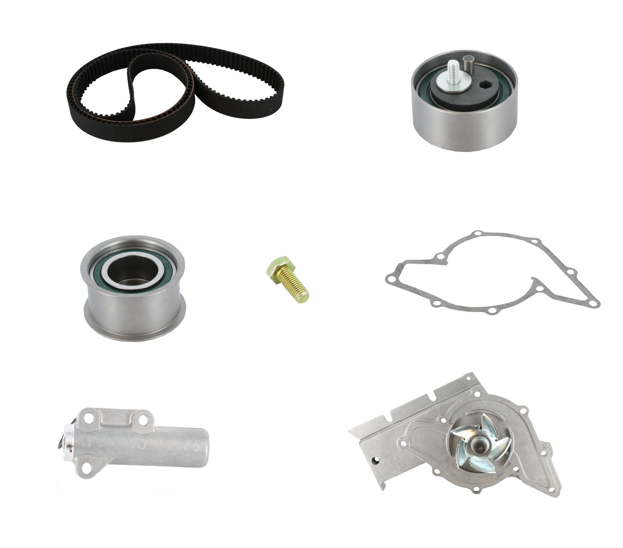2001, 2000, 1999, 1998, 1997 Audi A4 Engine Timing Belt Kit with Water Pump