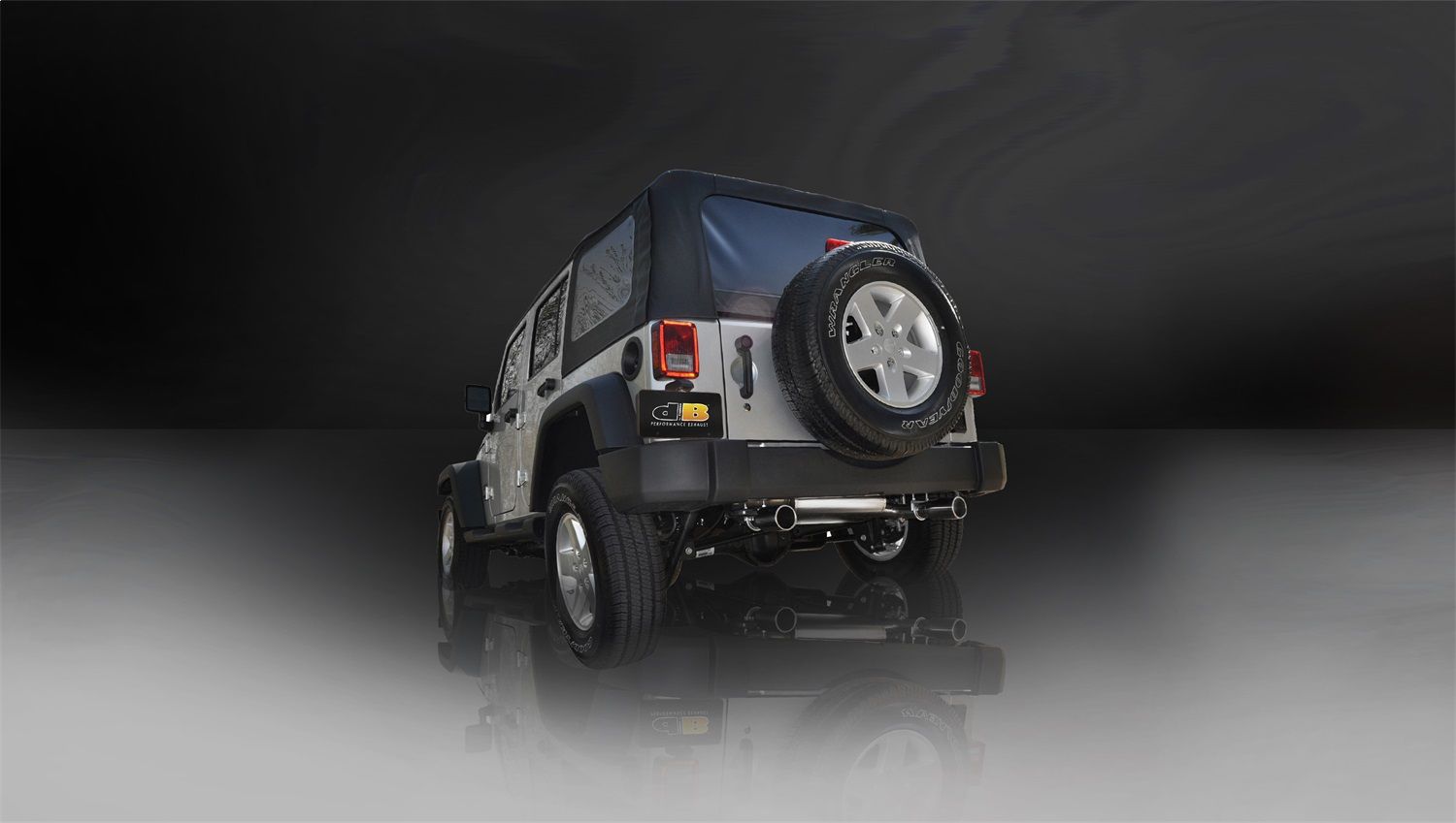 2017, 2016, 2015, 2014, 2013, 2012, 2011, 2010, 2009, 2008, 2007 Jeep Wrangler Exhaust System Kit