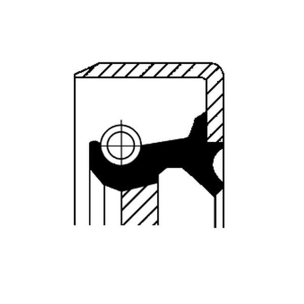 1980-1981 Volvo 265 Automatic Transmission Input Shaft Seal (Corteco)