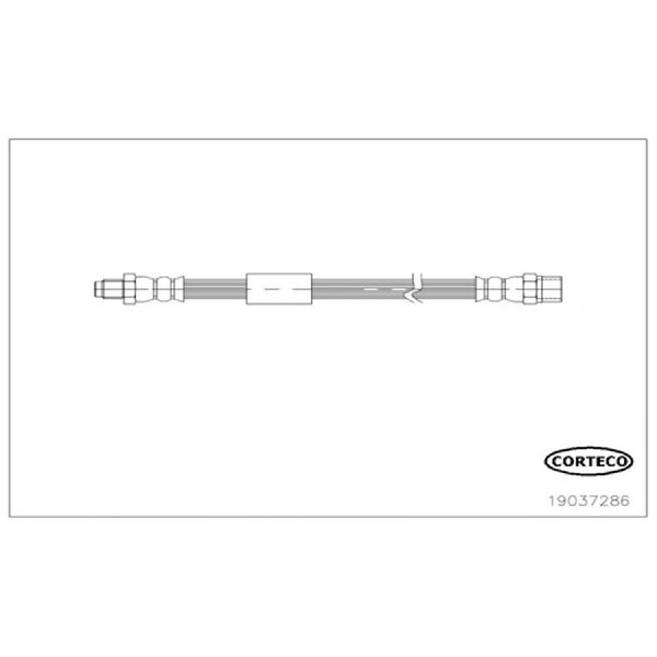 2010-2015 BMW 740i Brake Hydraulic Hose (Corteco)