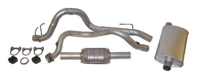 1993-1995 Jeep Wrangler Exhaust System Kit (Crown Automotive)