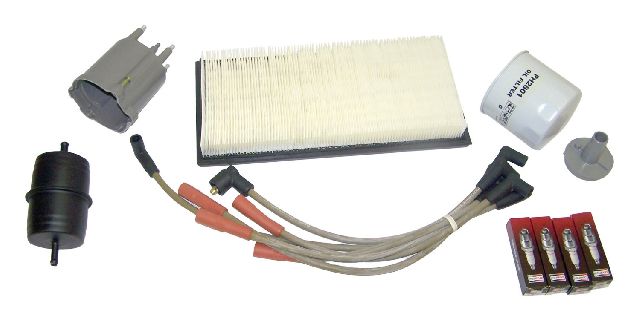1987-1990 Jeep Cherokee Ignition Tune-Up Kit (Crown Automotive)