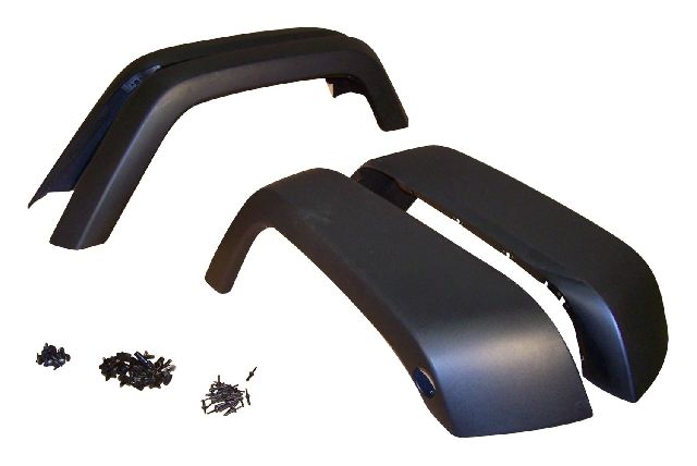 2007-2017 Jeep Wrangler Fender Flare - Front and Rear (Crown Automotive)
