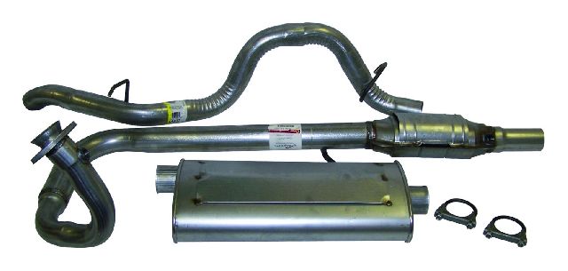 1997-2000 Jeep Wrangler Exhaust System Kit (Crown Automotive)