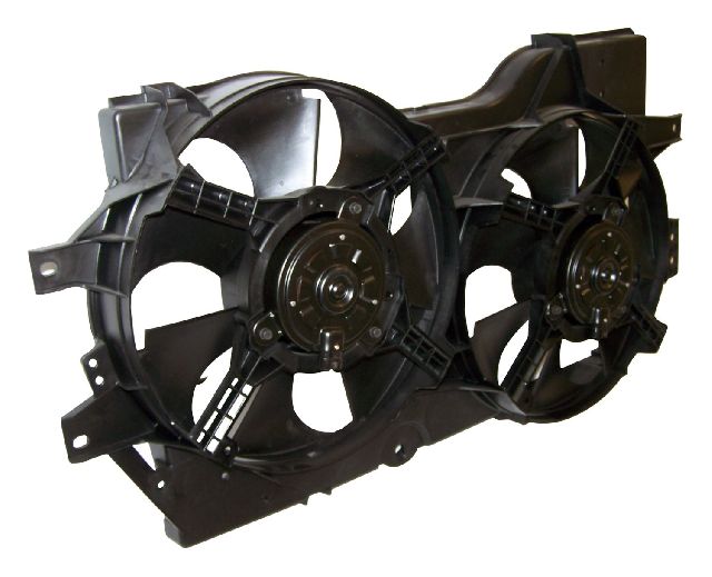 1996-2000 Dodge Grand Caravan Radiator and Engine Cooling Fan Kit (Crown Automotive)
