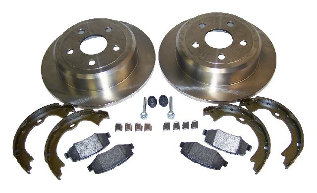 2007-2017 Jeep Wrangler Disc Brake Kit - Rear (Crown Automotive)