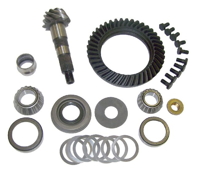 2001-2006 Jeep Wrangler Differential Ring and Pinion - Front (Crown Automotive)