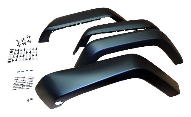 2007-2017 Jeep Wrangler Fender Flare - Front and Rear (Crown Automotive)