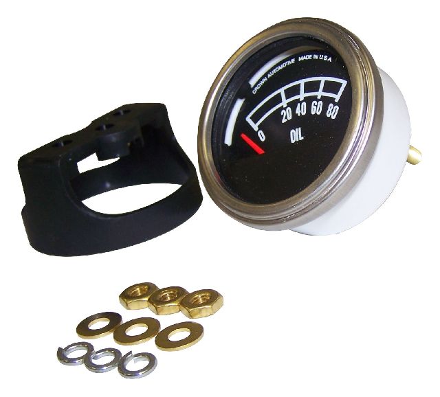 1976-1978 Jeep CJ7 Engine Oil Pressure Gauge (Crown Automotive)
