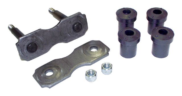 1976-1986 Jeep CJ7 Leaf Spring Shackle Kit - Front (Crown Automotive)