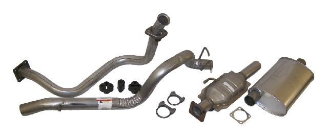1987-1992 Jeep Wrangler Exhaust System Kit (Crown Automotive)
