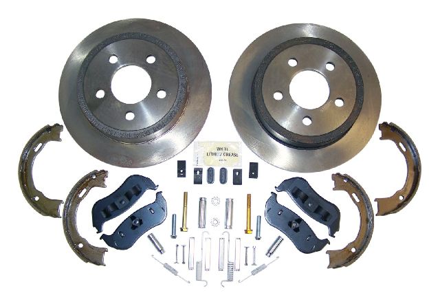 2003-2006 Jeep Wrangler Disc Brake Kit - Rear (Crown Automotive)