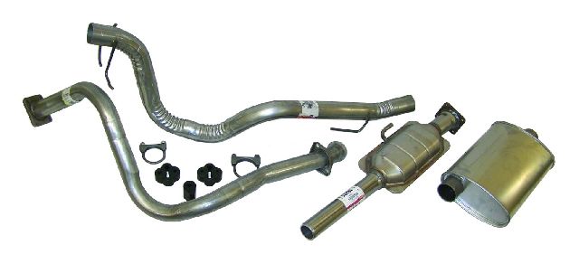 1987-1990 Jeep Wrangler Exhaust System Kit (Crown Automotive)
