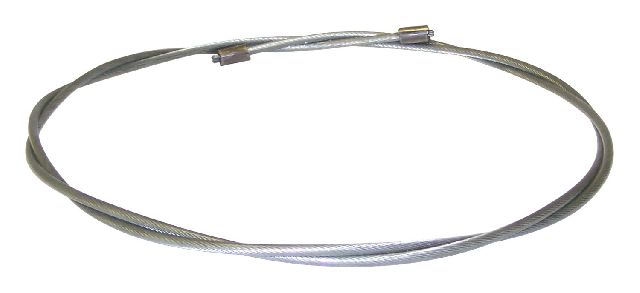 1976-1979 Jeep Cherokee Parking Brake Cable - Intermediate (Crown Automotive)
