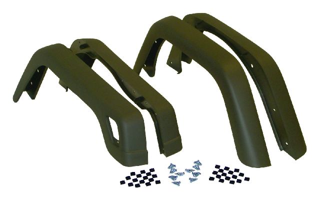 1997-2006 Jeep Wrangler Fender Flare - Front and Rear (Crown Automotive)