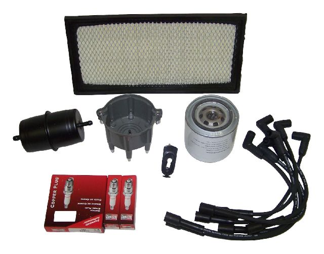 1987-1990 Jeep Cherokee Ignition Tune-Up Kit (Crown Automotive)