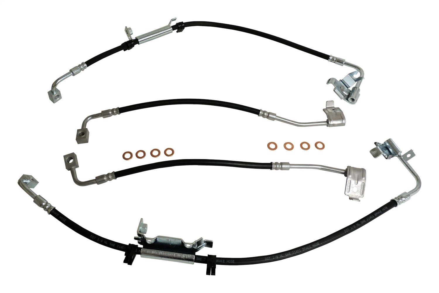 2017, 2016, 2015, 2014, 2013, 2012, 2011 Jeep Wrangler Brake Hydraulic Hose Kit