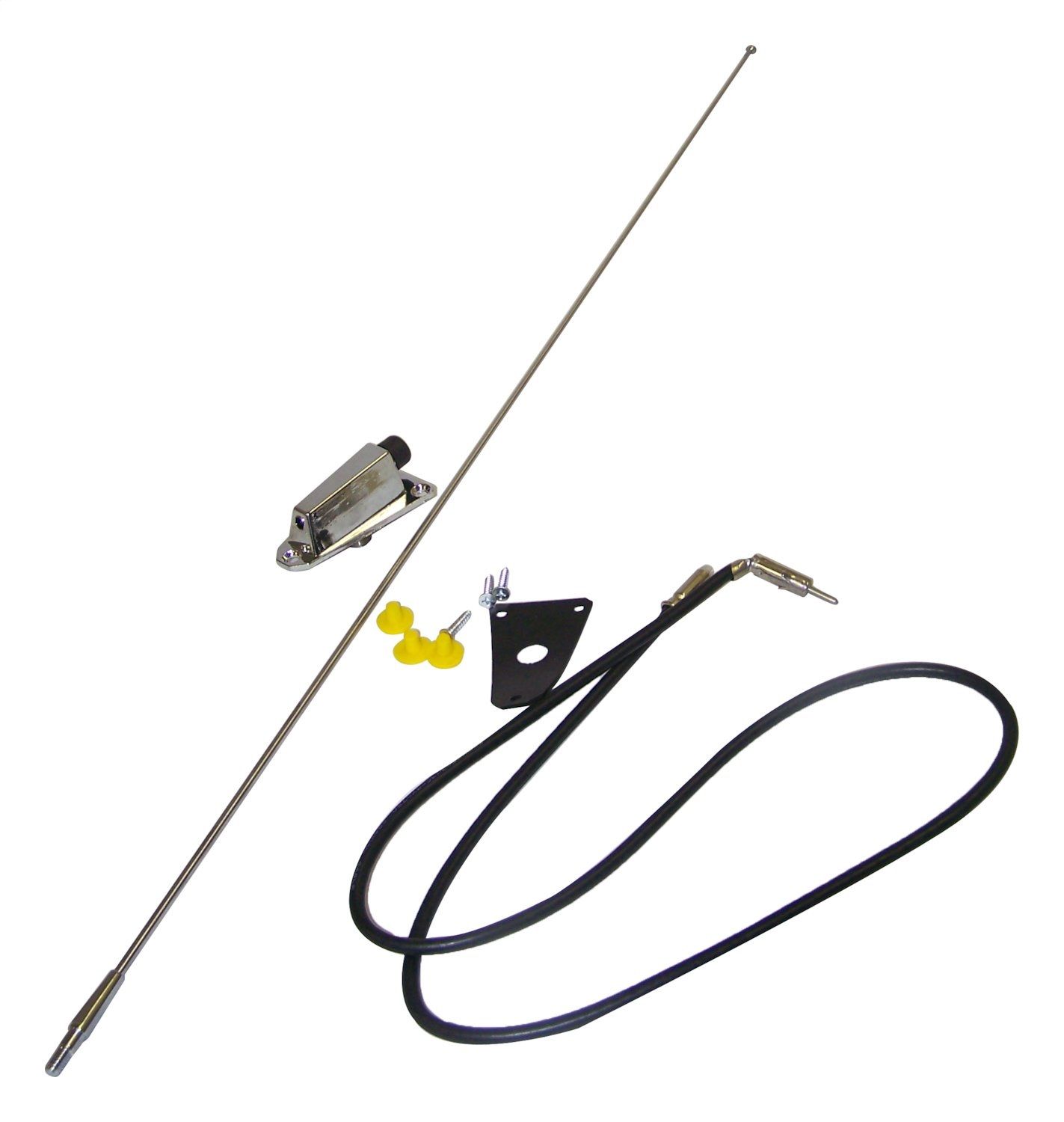 1986, 1985, 1984, 1983, 1982, 1981, 1980, 1979, 1978, 1977, 1976 Jeep CJ7 Antenna