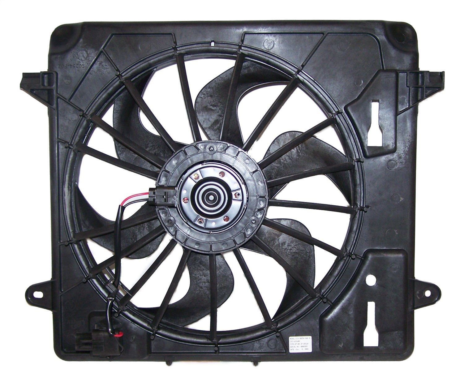 2011, 2010, 2009, 2008, 2007 Jeep Wrangler Engine Cooling Fan