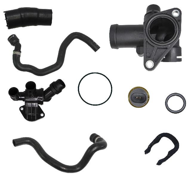 2005-2009 Audi A4 Engine Coolant Hose Flange Kit (CRP)