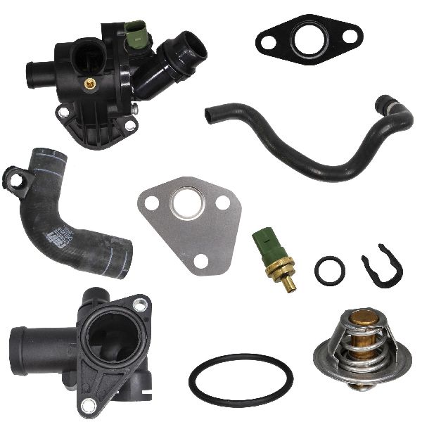 2002-2006 Audi A4 Engine Coolant Hose Flange Kit (CRP)