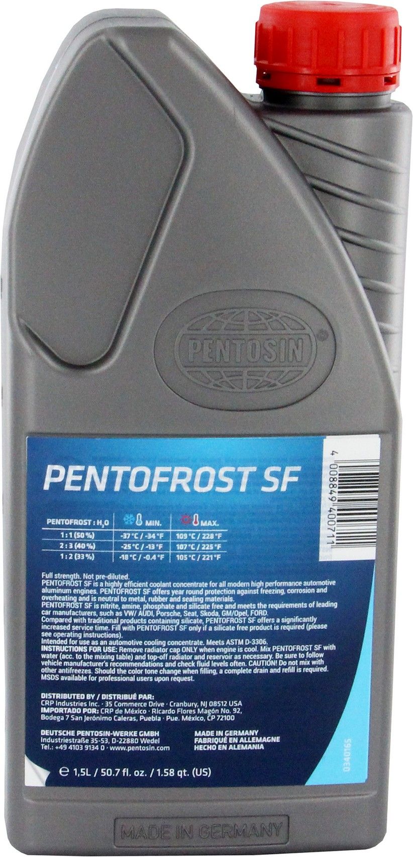 2005, 2004, 2003, 2002, 2001, 2000, 1999, 1998, 1997 Porsche Boxster Engine Coolant / Antifreeze