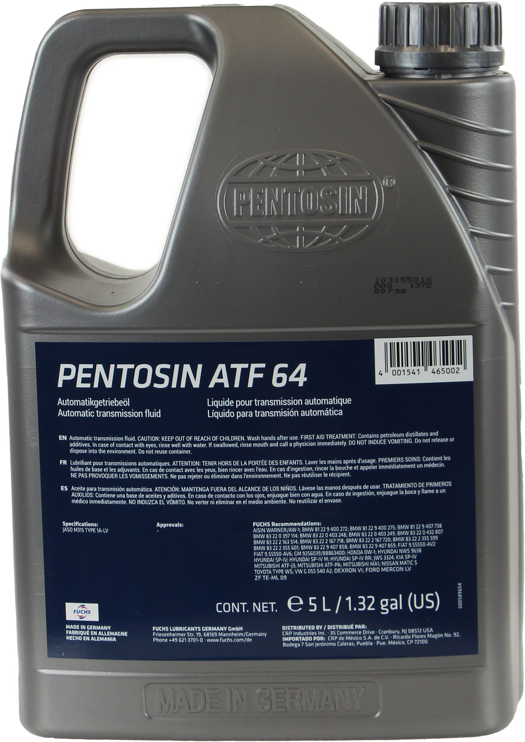 2007-2025 Buick Allure Power Steering Fluid CRP