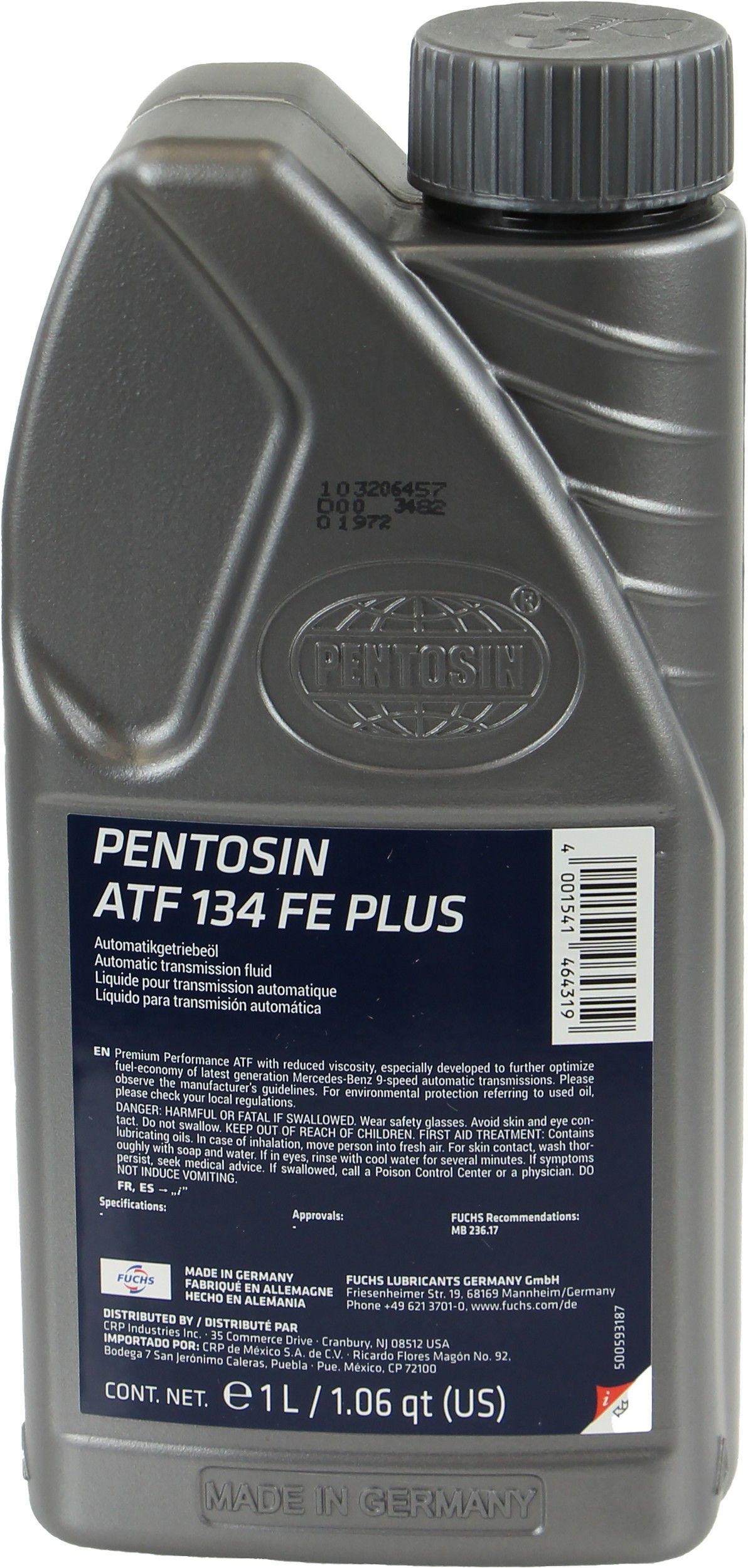 2021, 2020, 2019 Freightliner Sprinter 2500 DBX Automatic Transmission Fluid